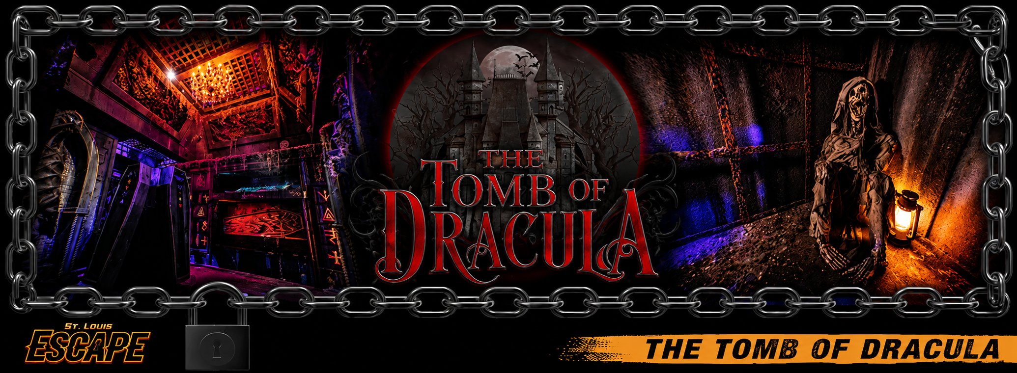 Dracula Escape A banner displaying Dracula Escape