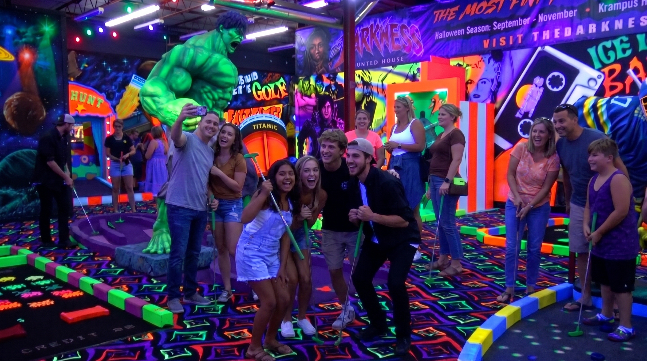 Group party at St. Louis Escape